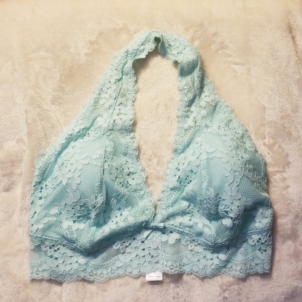 Lace Halter Top Bra